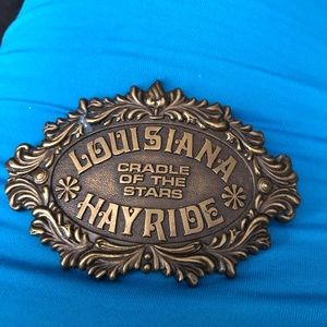 Captain hawks belt buckle 1977